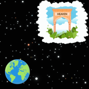 Circling between Earth and Heaven endlessly